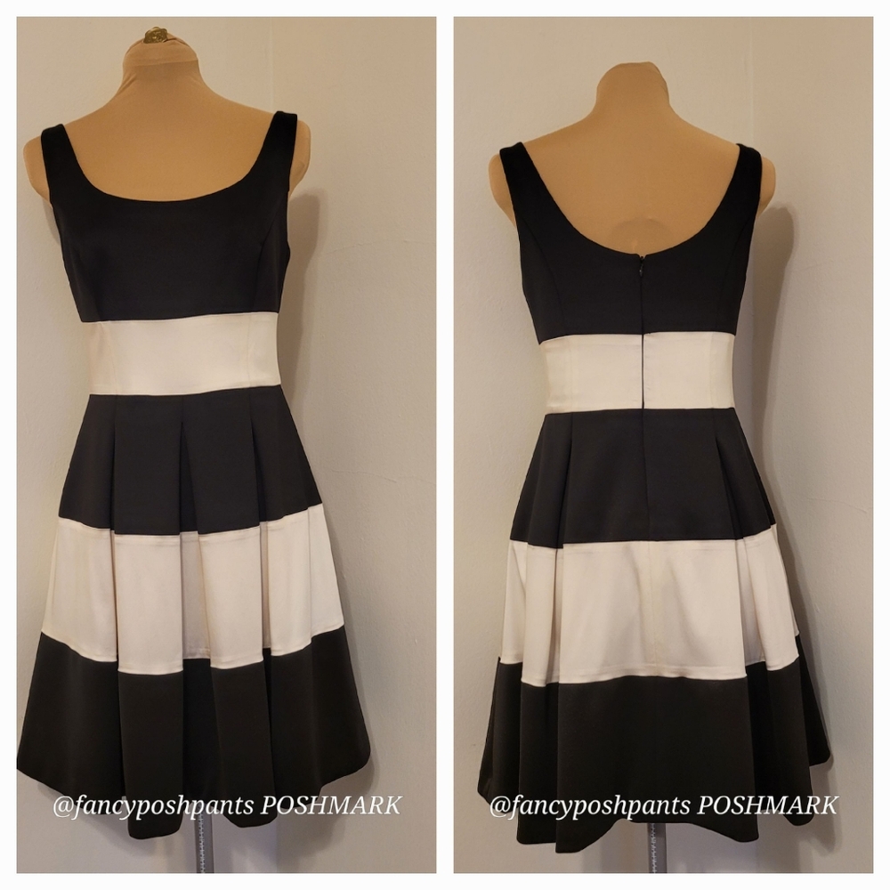 RALPH LAUREN luxury formal tiered fully lined satin cocktail party dress classic - Picture 17 of 17